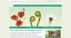 Desktop Screenshot of homoeopathie-schweiz.org
